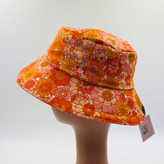 Baby / Kids Reversible Bucket Hat - flower power