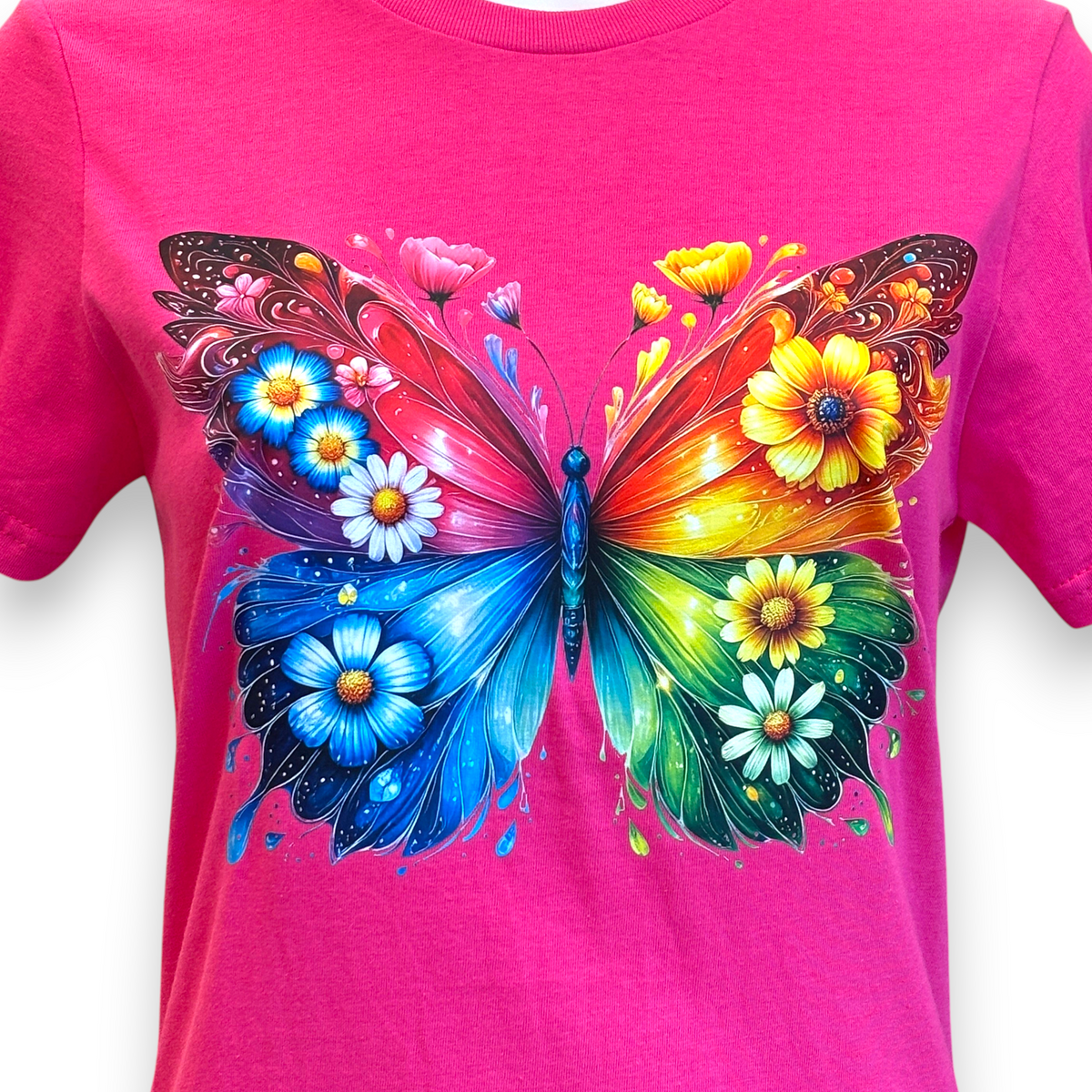 Women's Retro Butterfly T-Shirt | Vintage Graphic Tee