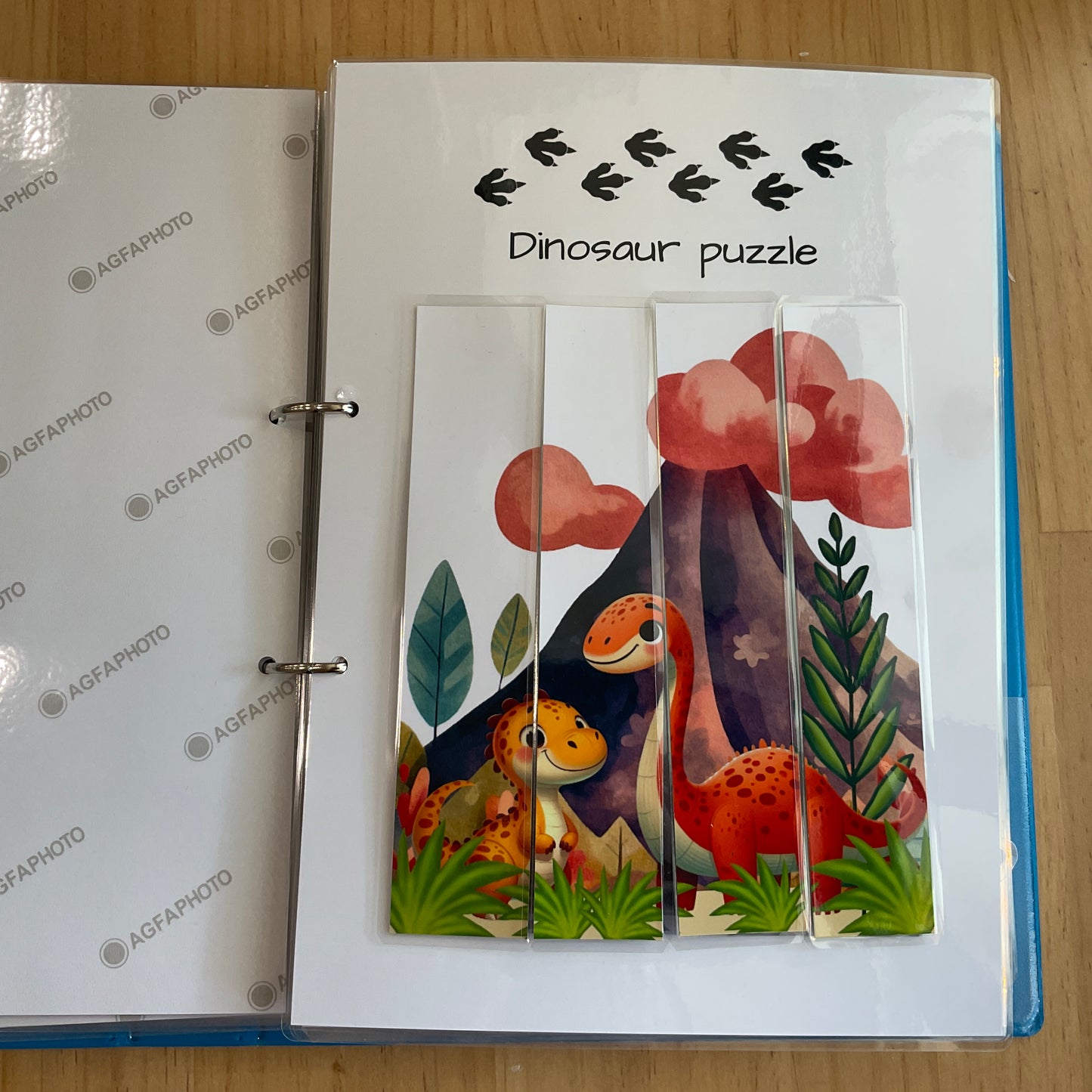 Printable Dinosaur activity sheets - puzzle