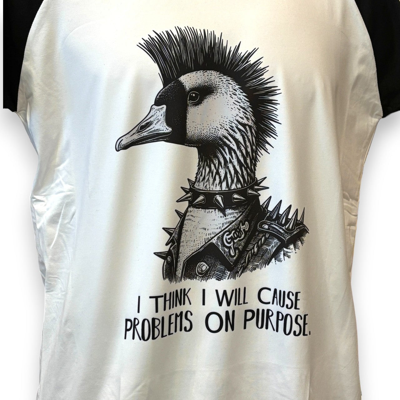 Mens Printed T-shirt - punk duck
