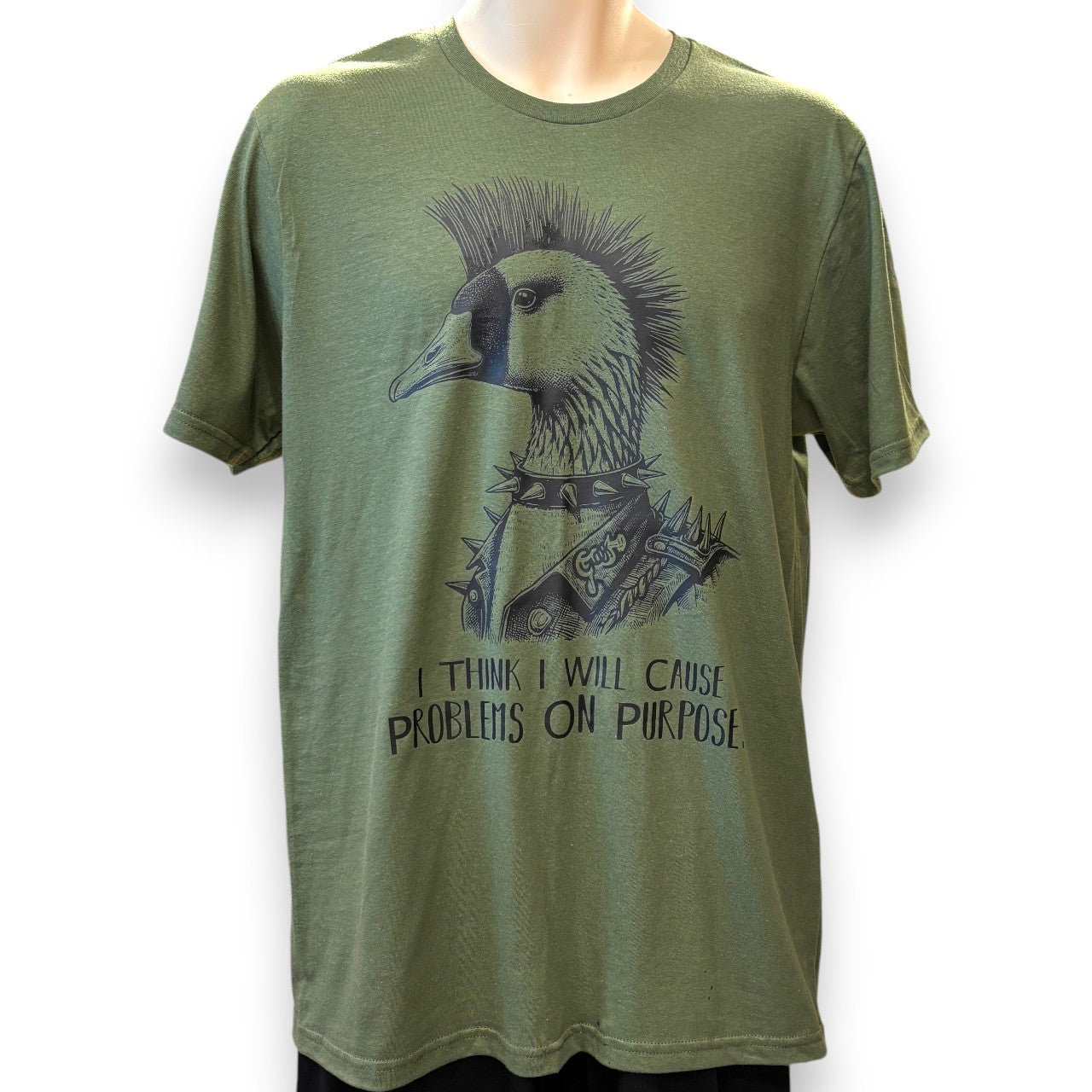 Mens Printed T-shirt - punk duck