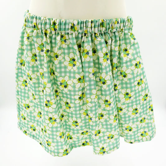 Girls aline skirt - sizes 000 to 6 - floral