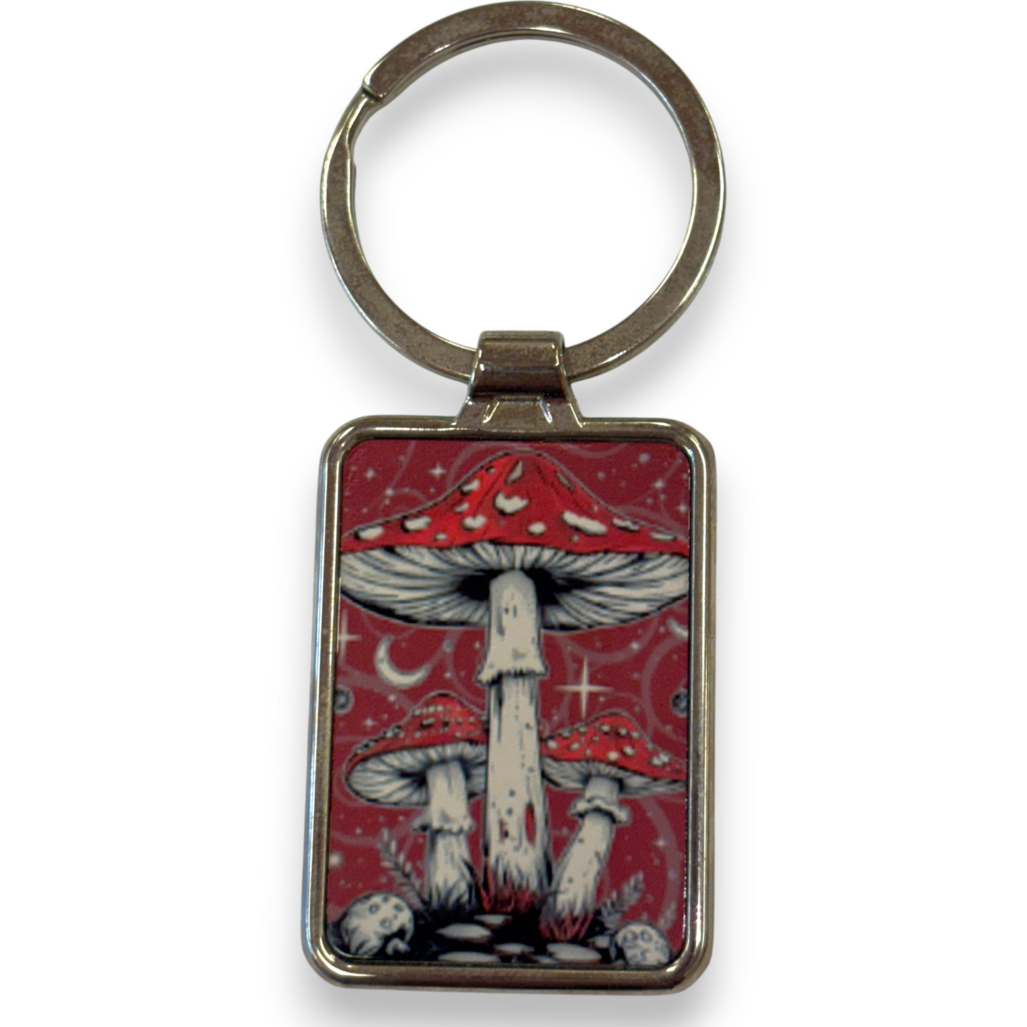 Printed Keyring - magic mushrooms