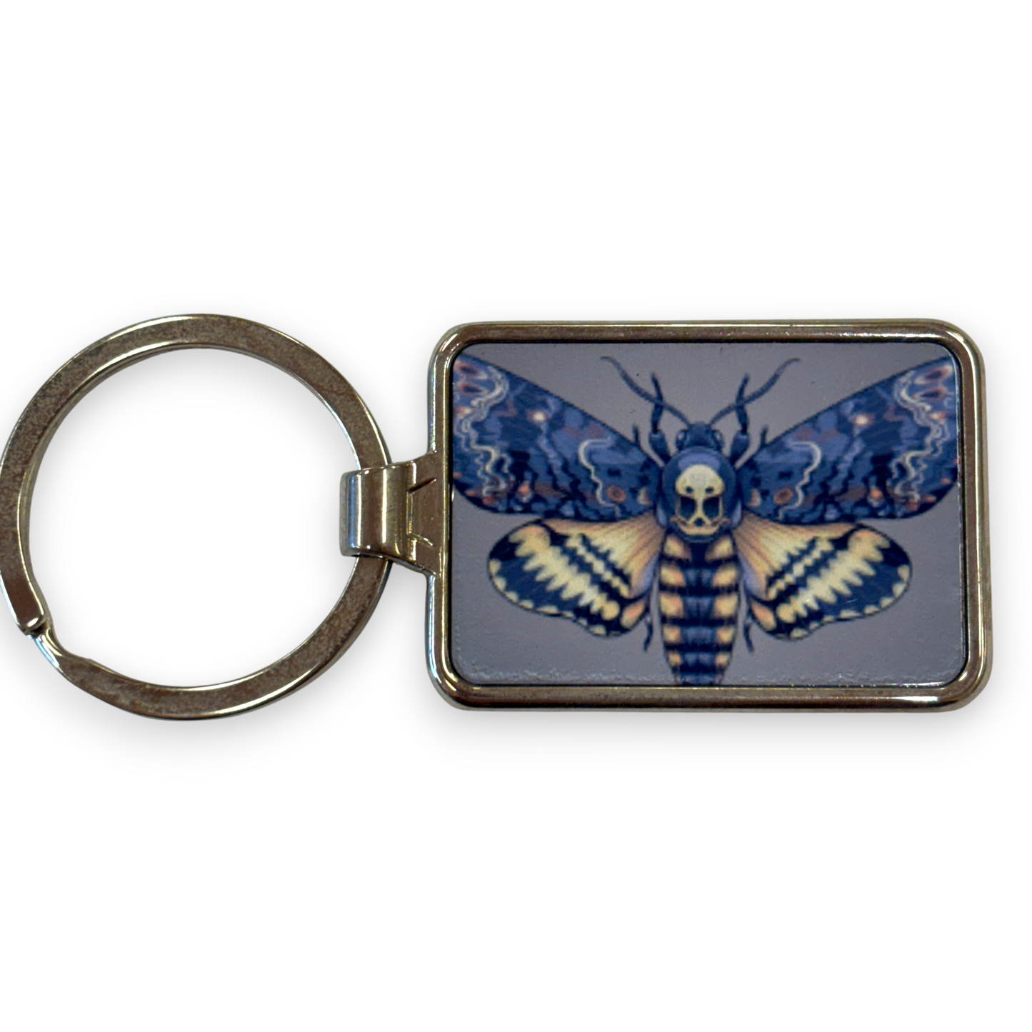 Printed Keyring - deathshead hawkmoth