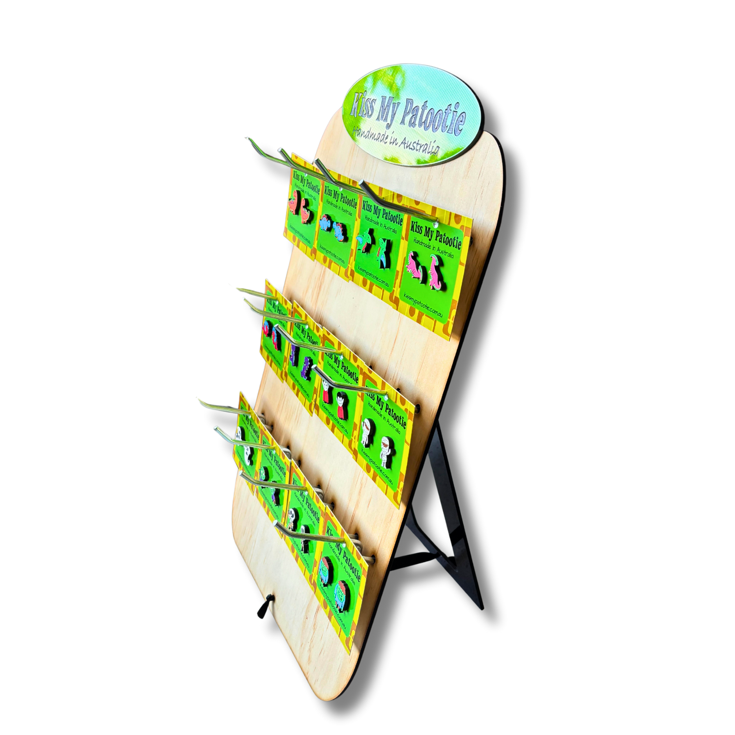 Studs wholesale starter pack - 36 x studs & Free display stand - Dinosaur / Halloween theme