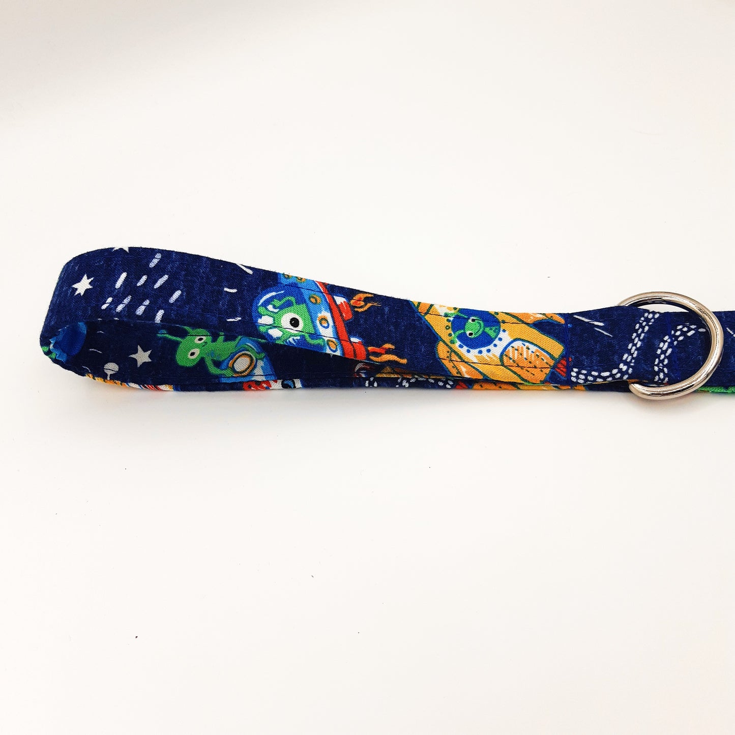 Dog lead / leash - fabric covered webbing