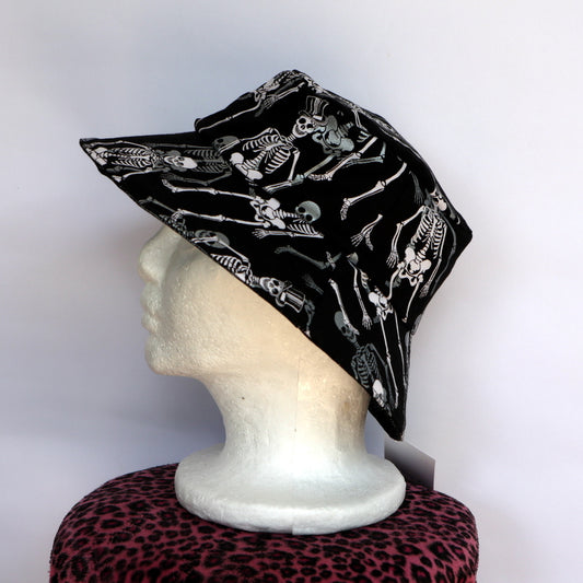 Skeleton Reversible Boys Hat -sizes 3 mths - 6 yrs