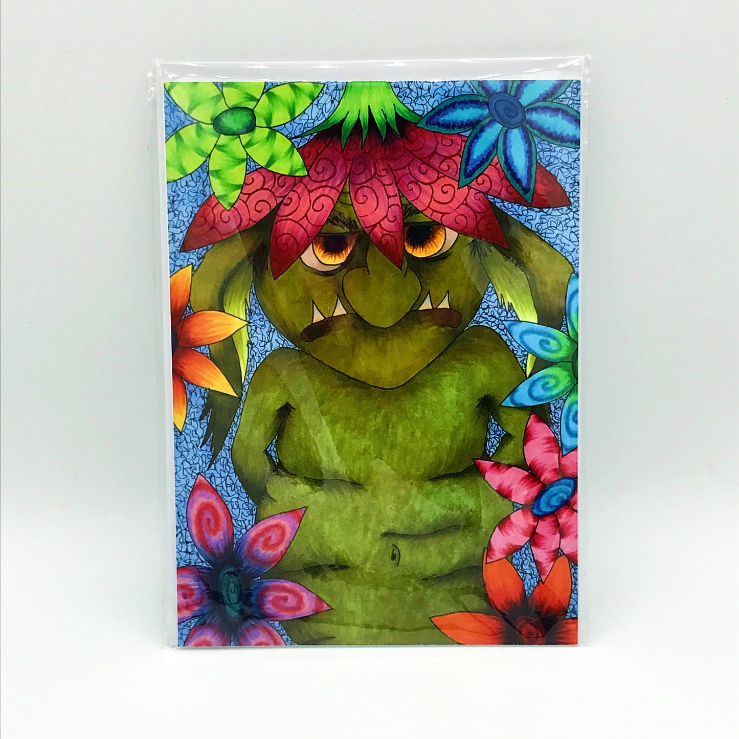 Kids birthday / greeting card - Once Upon a Twisted Tale character