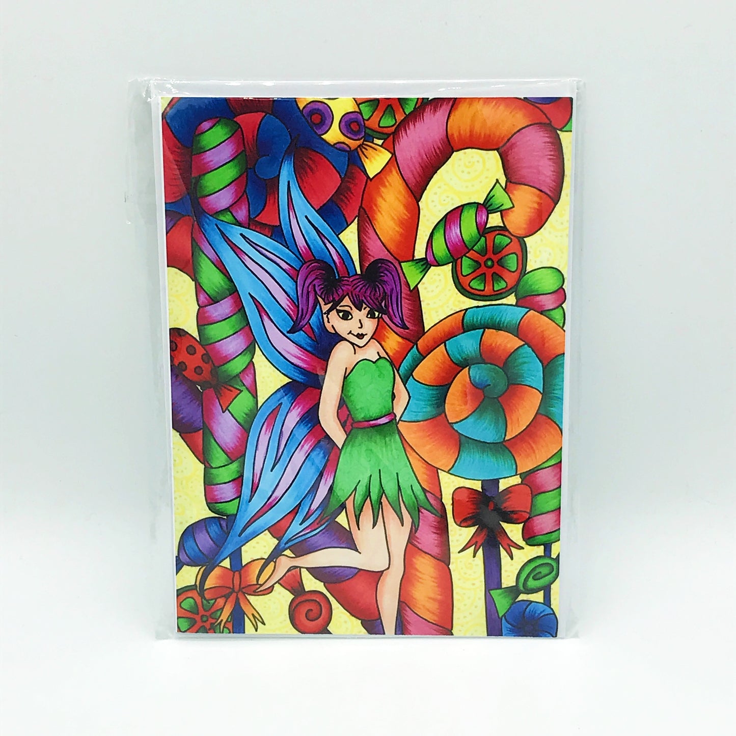 Kids birthday / greeting card - Once Upon a Twisted Tale character