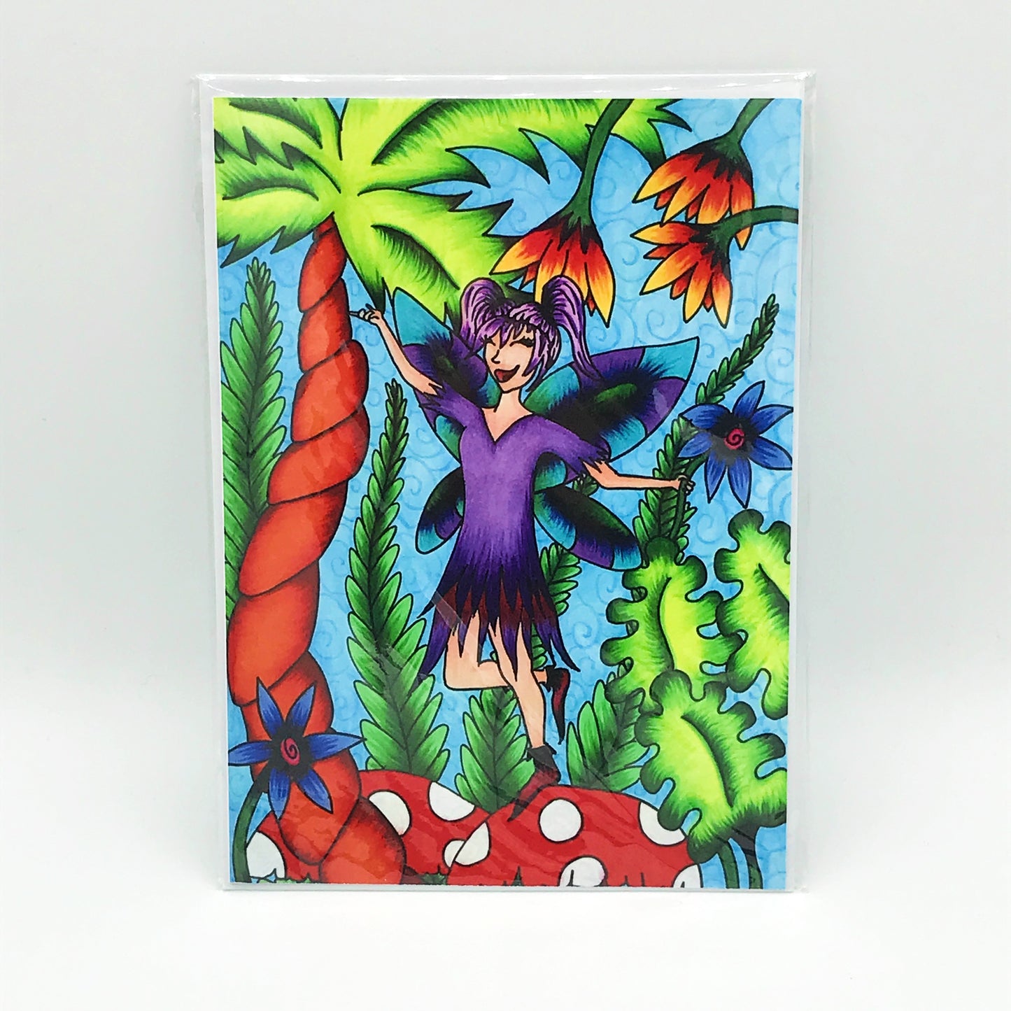 Kids birthday / greeting card - Once Upon a Twisted Tale character