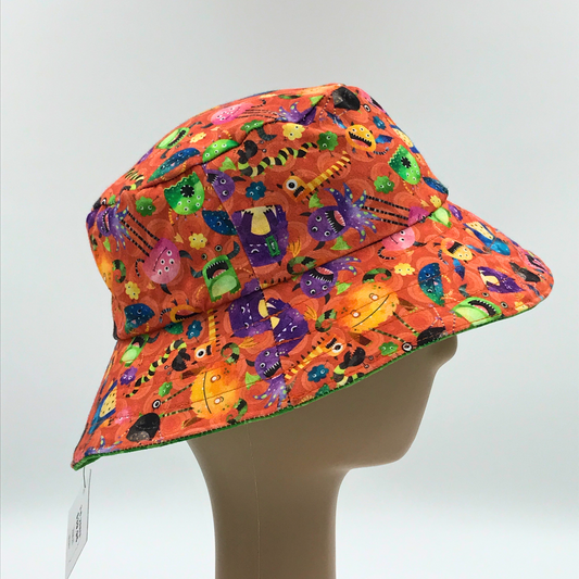 Baby / Kids Reversible Bucket Hat - monster