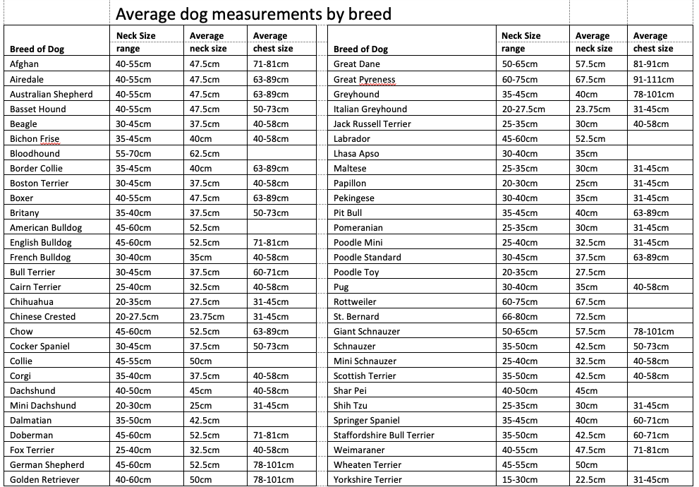 Dog collar - fabric covered webbing, 17.5 to 72cm