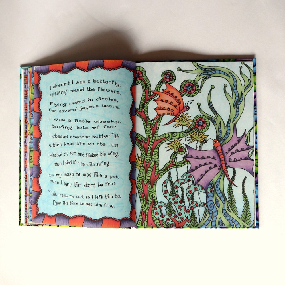 Kids poetry / picture book - Once Upon My Imagination - HARD COVER