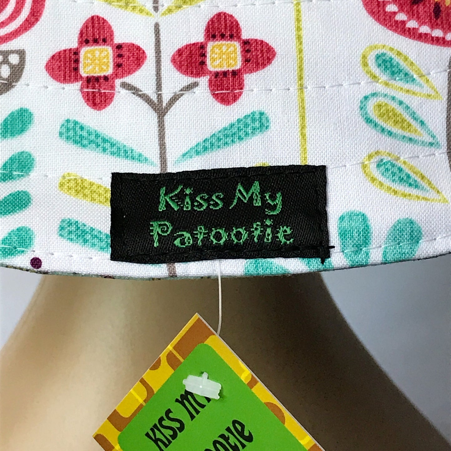 Wide Brim Reversible Sun Hat, Ladies / Girls sizes avail - white floral