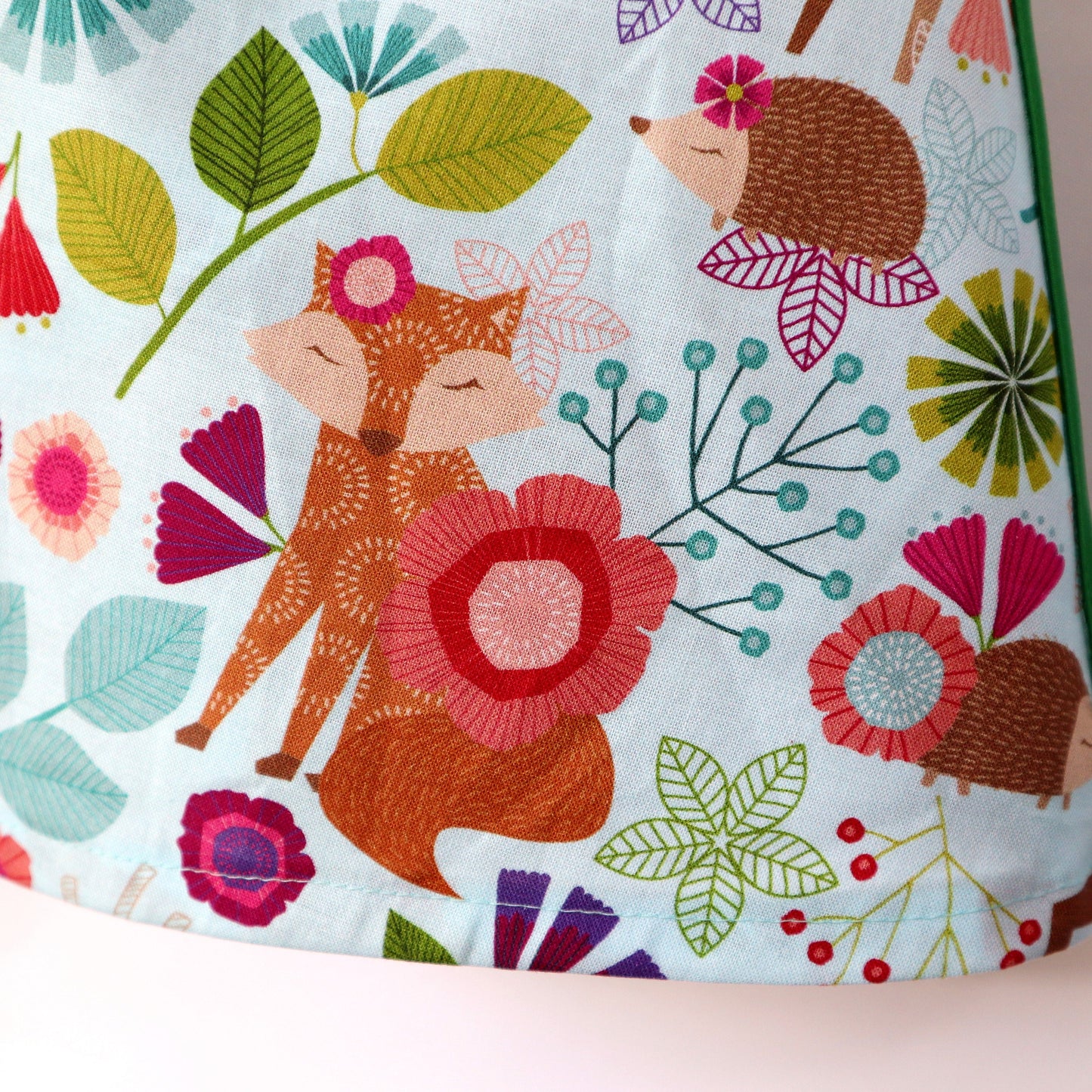 Girls wrap dress - sizes 0 - 8, woodland animals