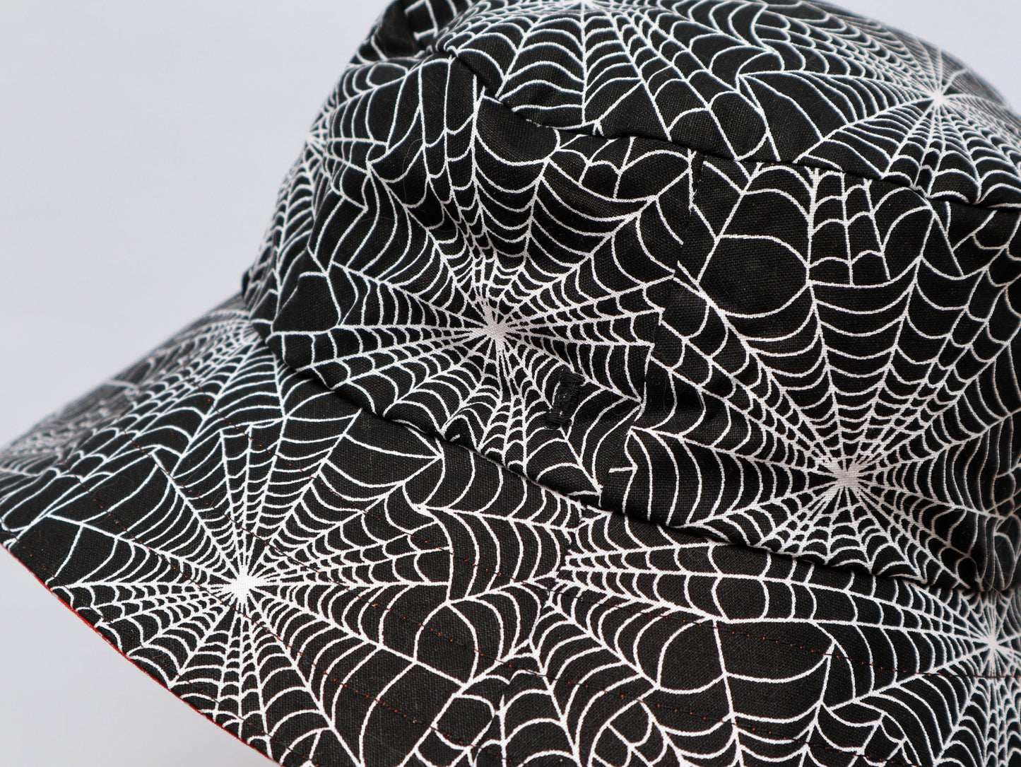 Baby / Kids Reversible Bucket Hat - spider web