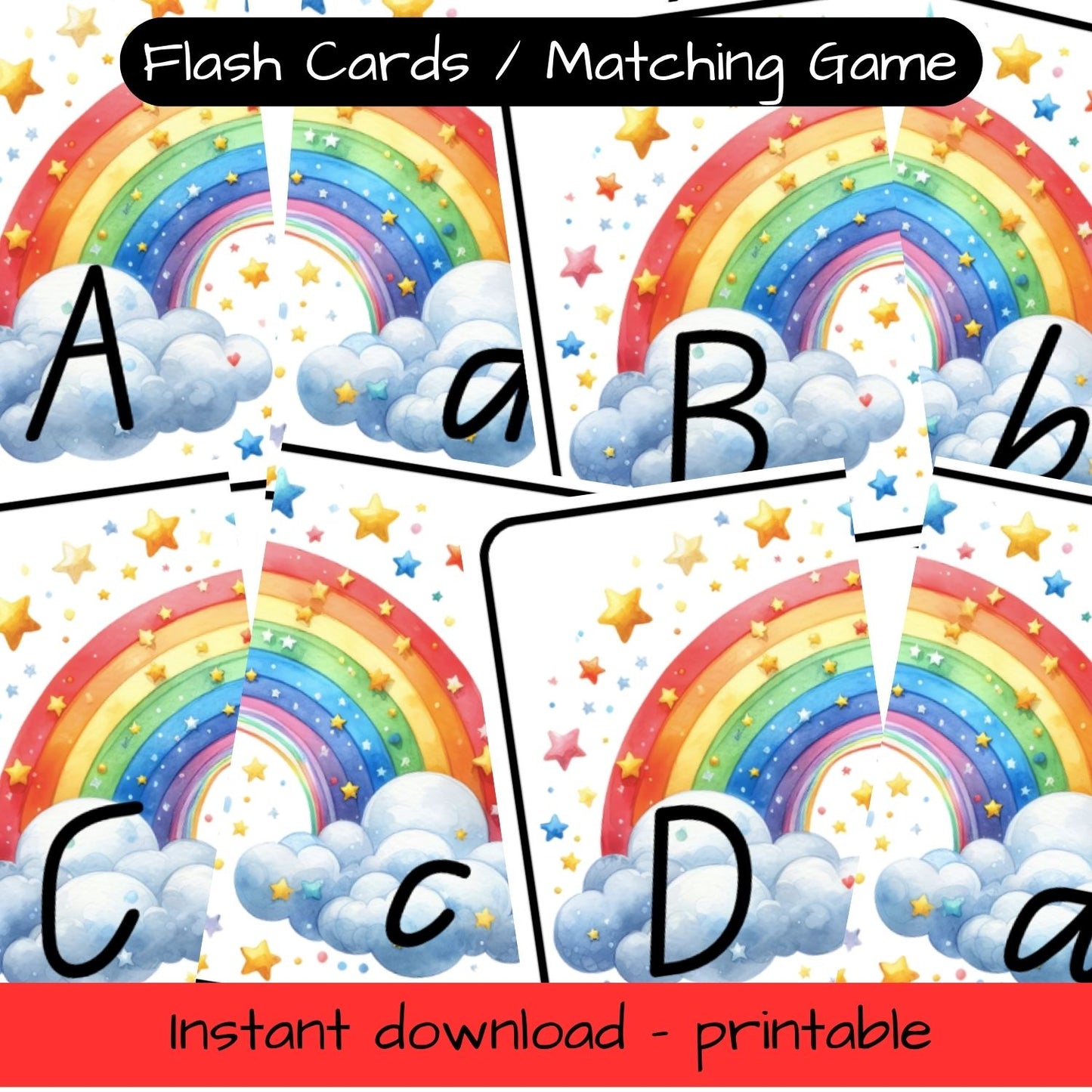 Printable Alphabet activity - matching game