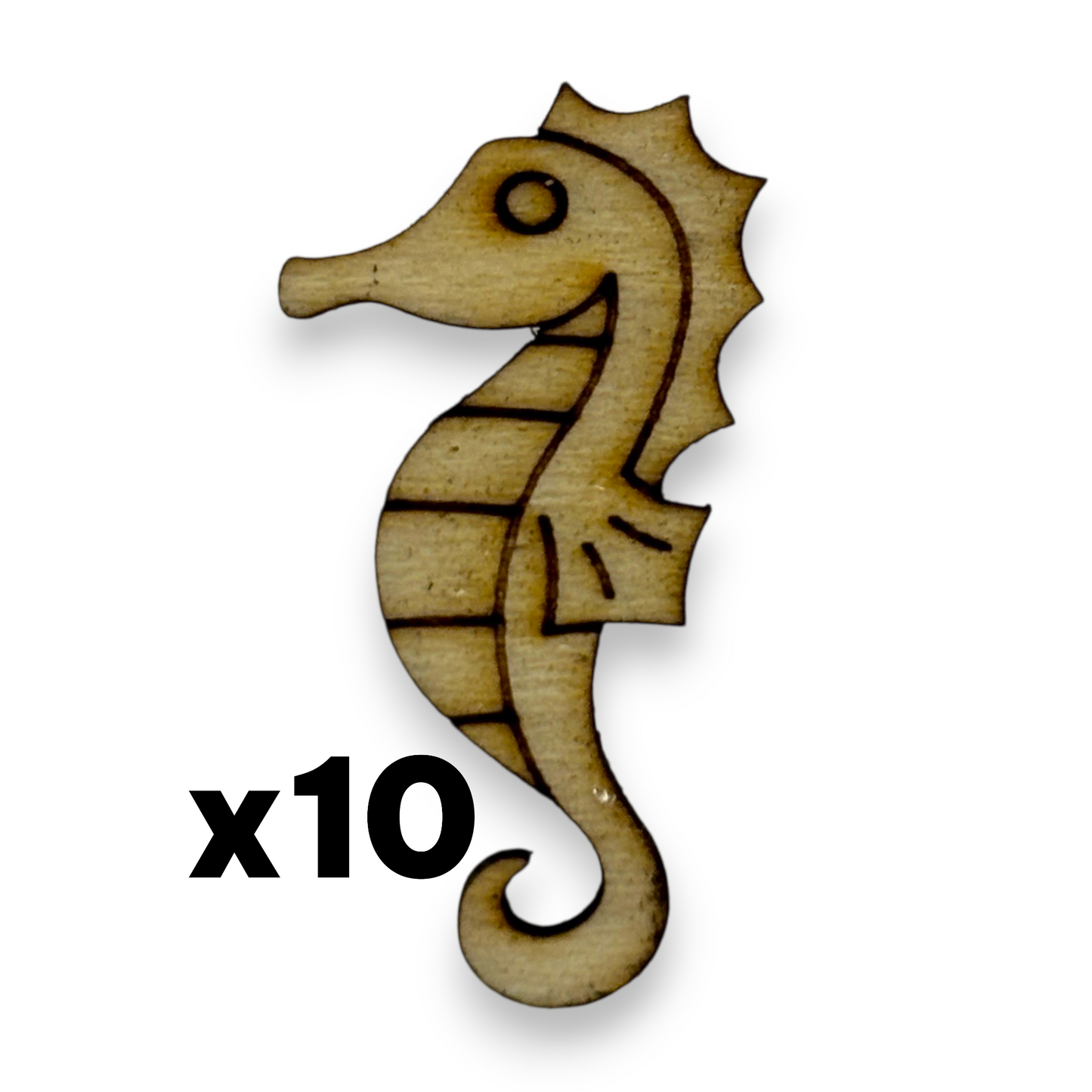 Wooden Animal Earring Blanks for DIY Jewellery Making, scrapbooking - Studs - 10pc Laser Cut Set
