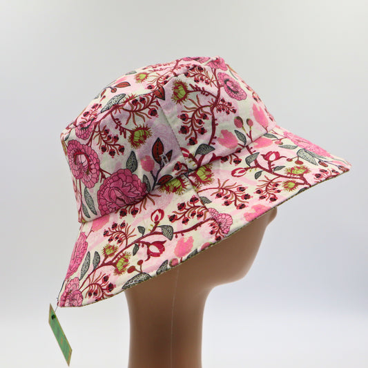 Baby / Kids Reversible Bucket Hat - retro floral