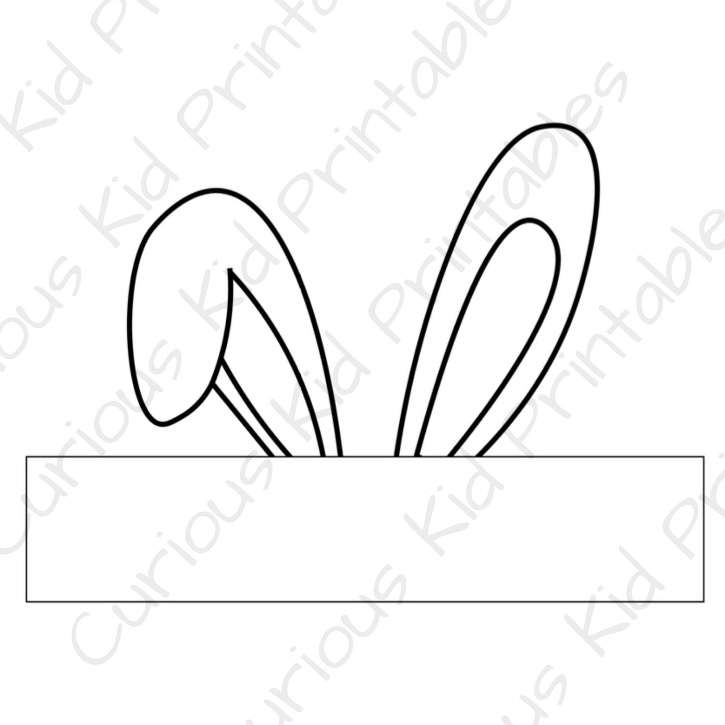 Easter bunny ears / paper crown x 4