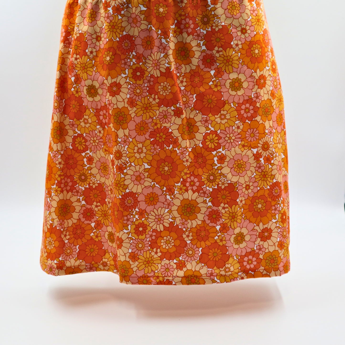 Ladies A Line Skirt - flower power - ladies sizes 8 - 24