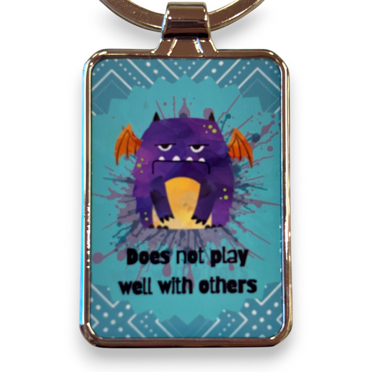 Printed Keyring - Does not play well with others