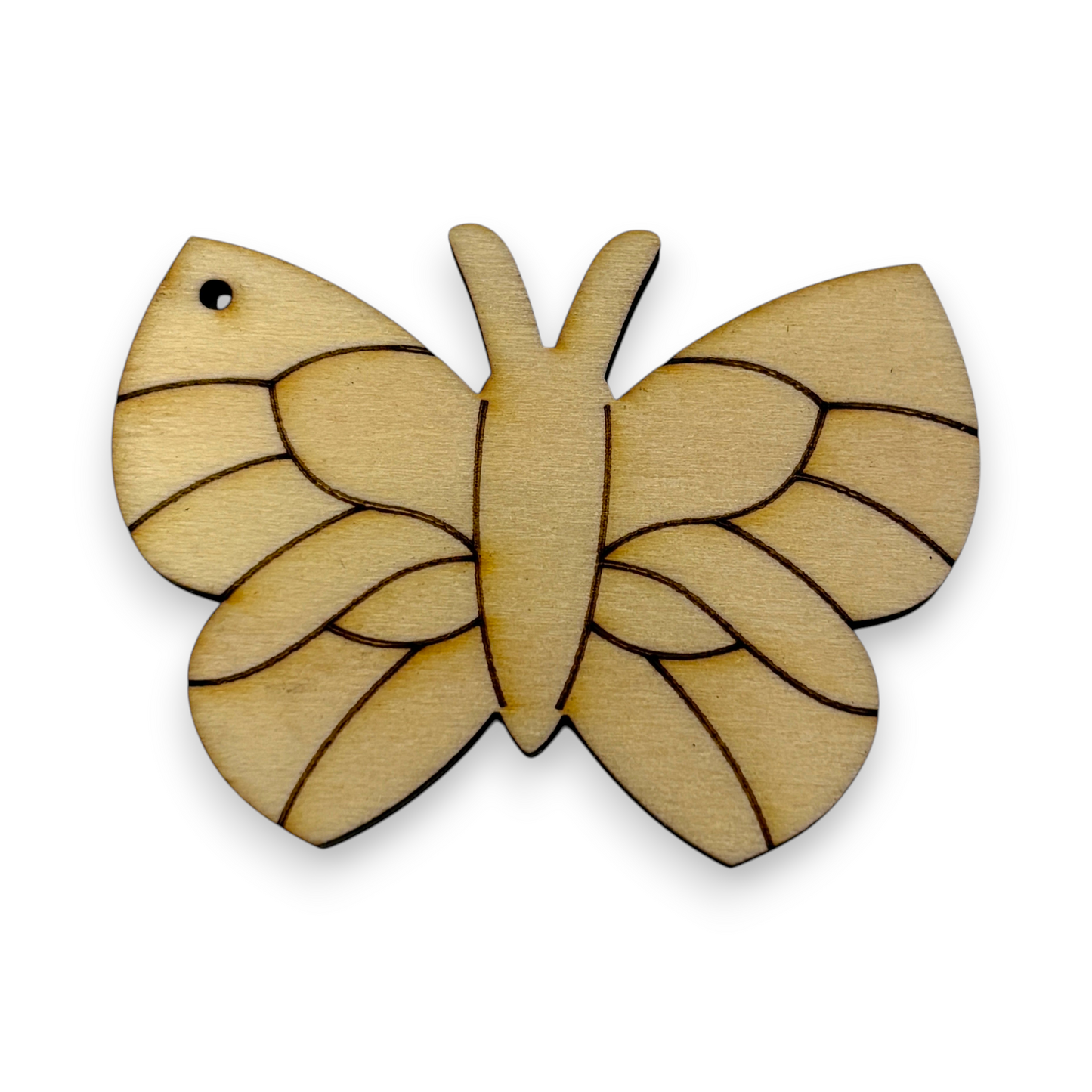Wooden Butterfly Earring Blanks for DIY Jewellery Making, dangles - 10pc Laser Cut Pieces
