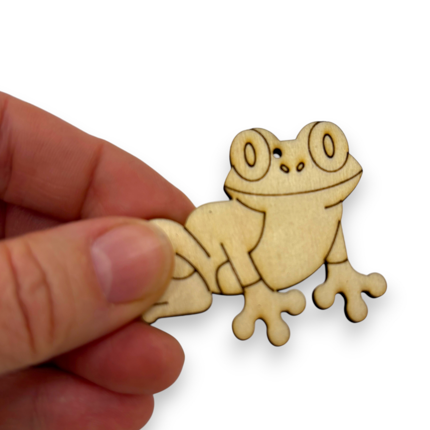 Wooden Animal Earring Blanks for DIY Jewellery Making, dangles - 10pc Laser Cut Pieces