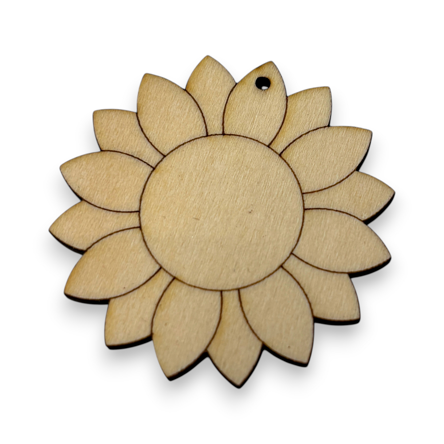 Wooden Flower Earring Blanks for DIY Jewellery Making, dangles - 10pc Laser Cut Pieces