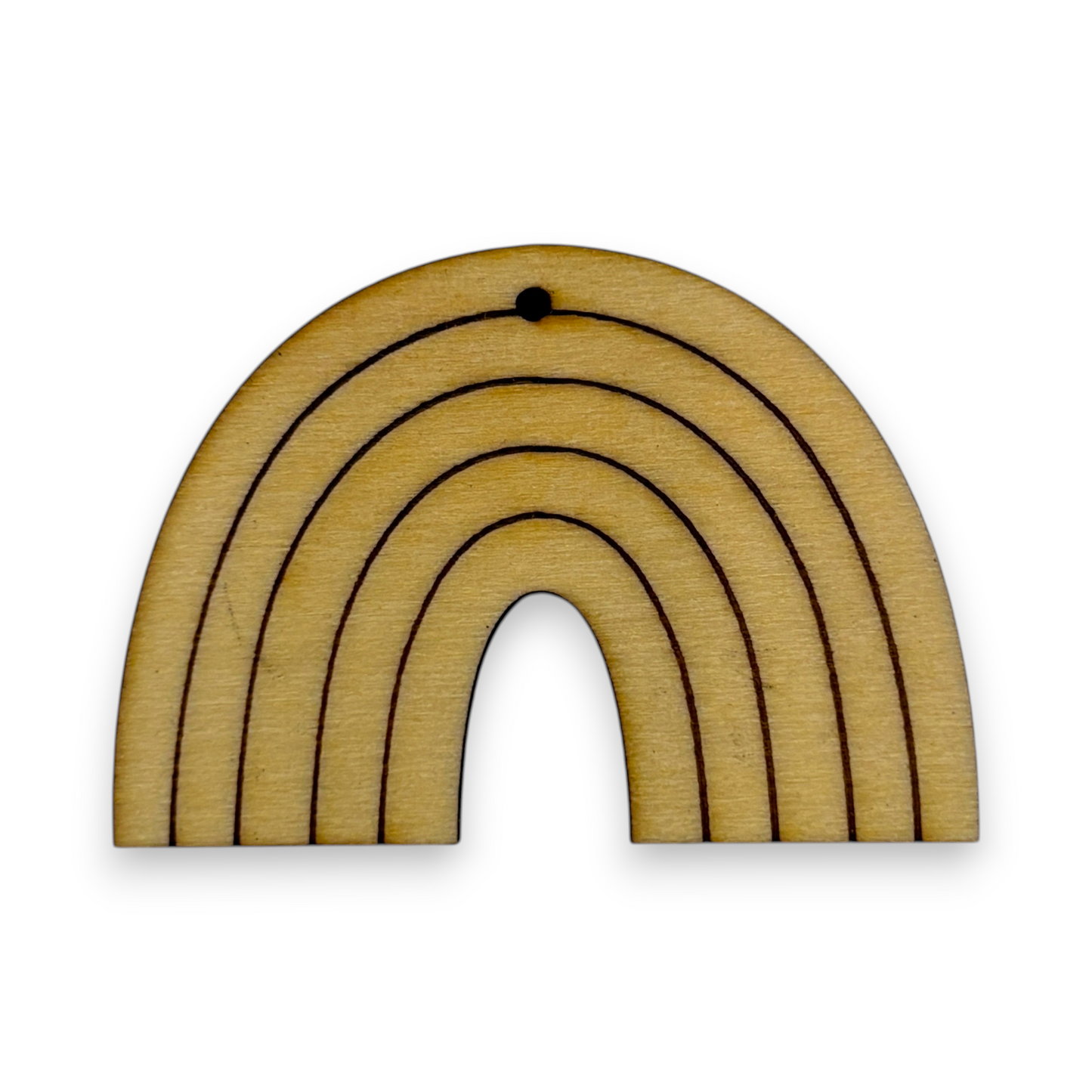Wooden Rainbow Earring Blanks for DIY Jewellery Making, dangles - 10pc Laser Cut Pieces