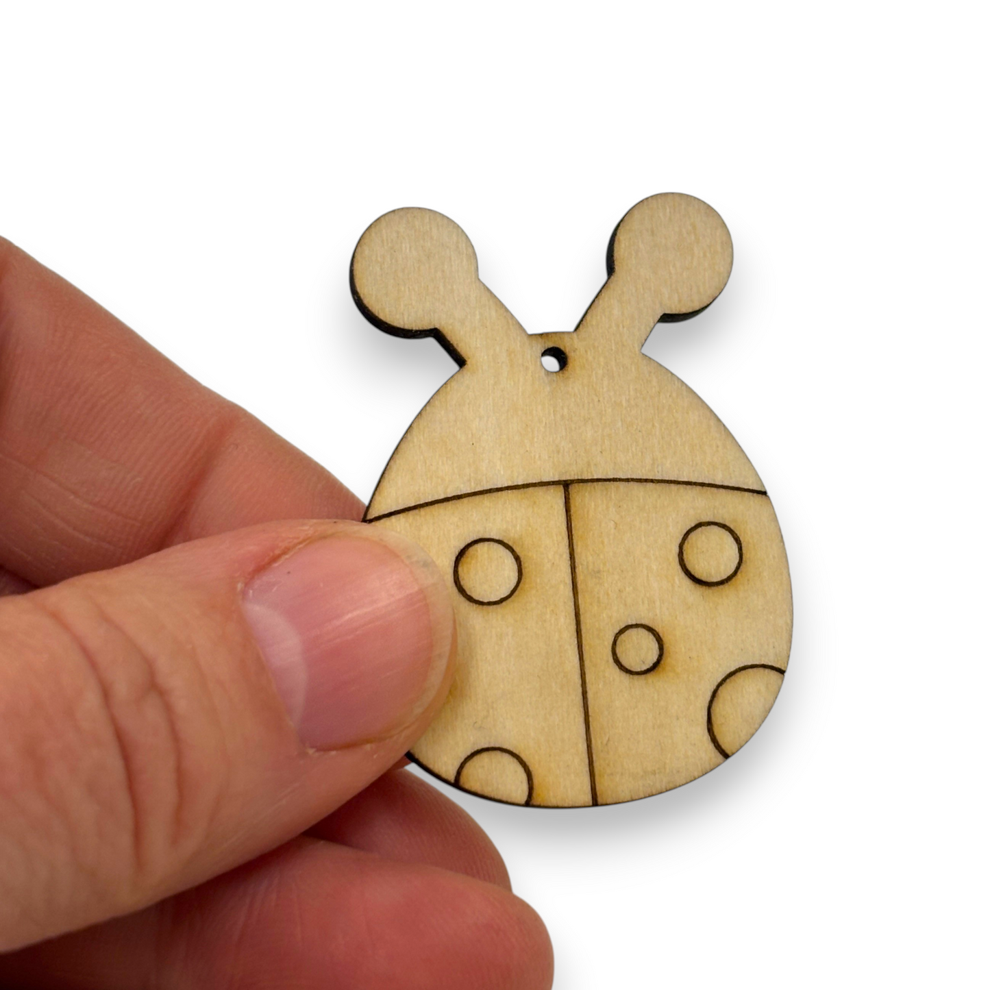 Wooden Animal Earring Blanks for DIY Jewellery Making, dangles - 10pc Laser Cut Pieces