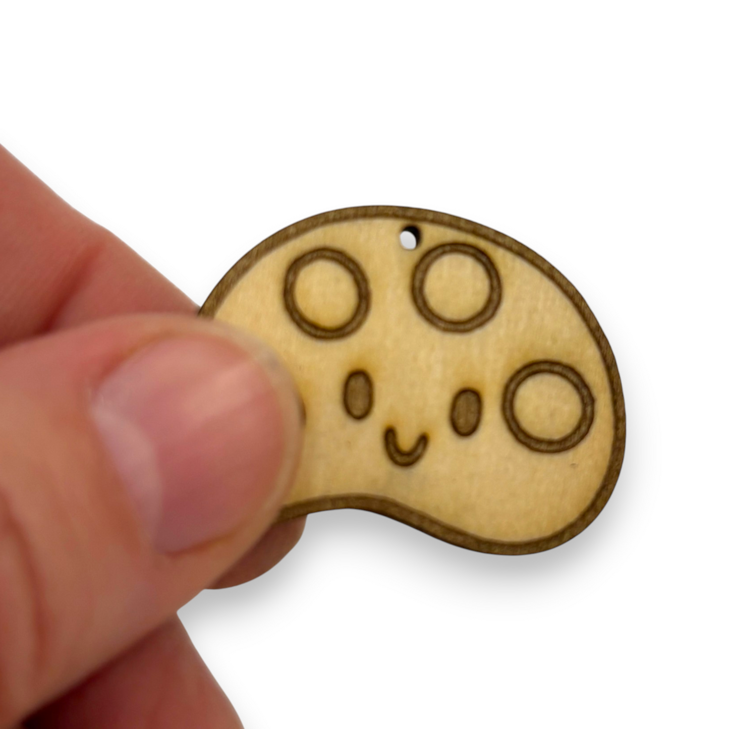 Wooden Teacher Earring Blanks for DIY Jewellery Making, dangles - 10pc Laser Cut Pieces