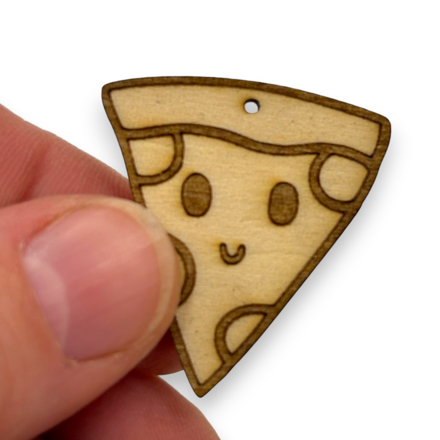 Wooden Food Earring Blanks for DIY Jewellery Making, dangles - 10pc Laser Cut Pieces