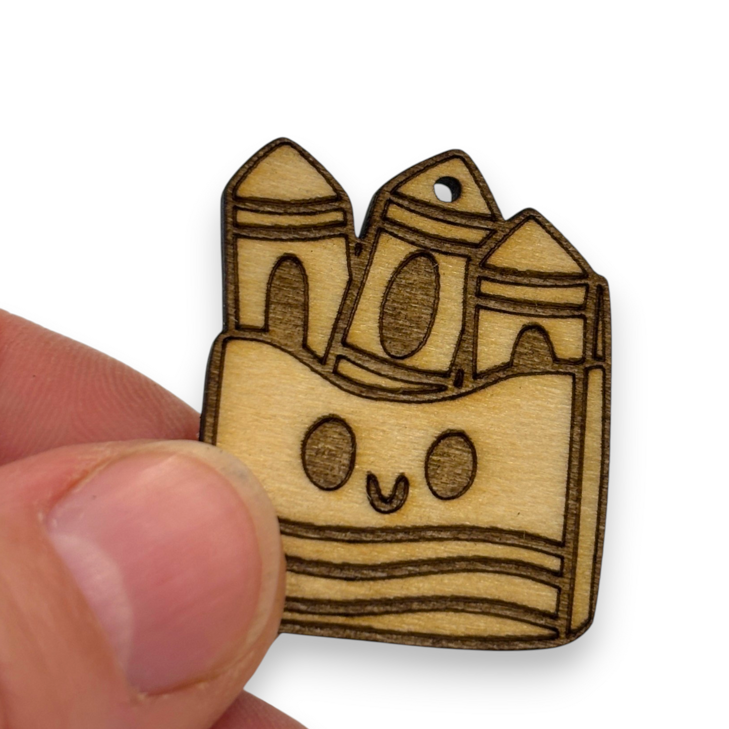 Wooden Teacher Earring Blanks for DIY Jewellery Making, dangles - 10pc Laser Cut Pieces
