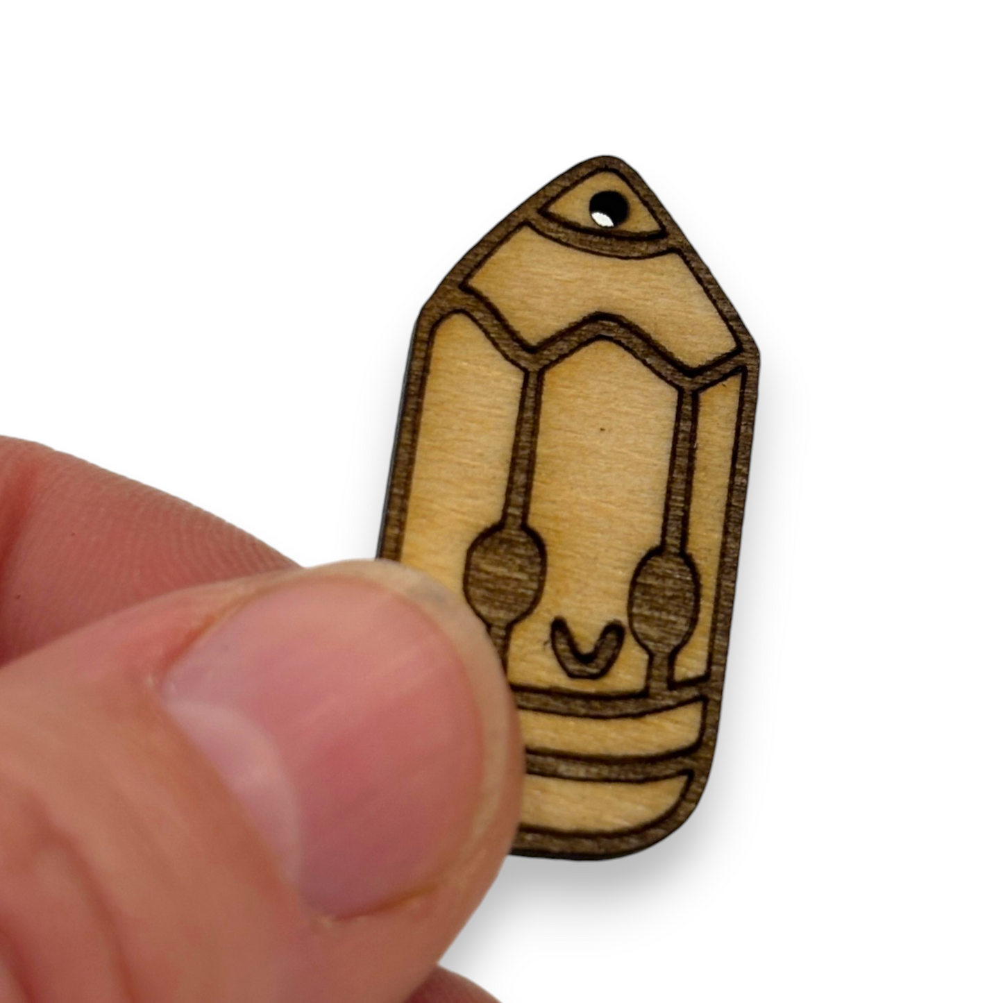 Wooden Teacher Earring Blanks for DIY Jewellery Making, dangles - 10pc Laser Cut Pieces