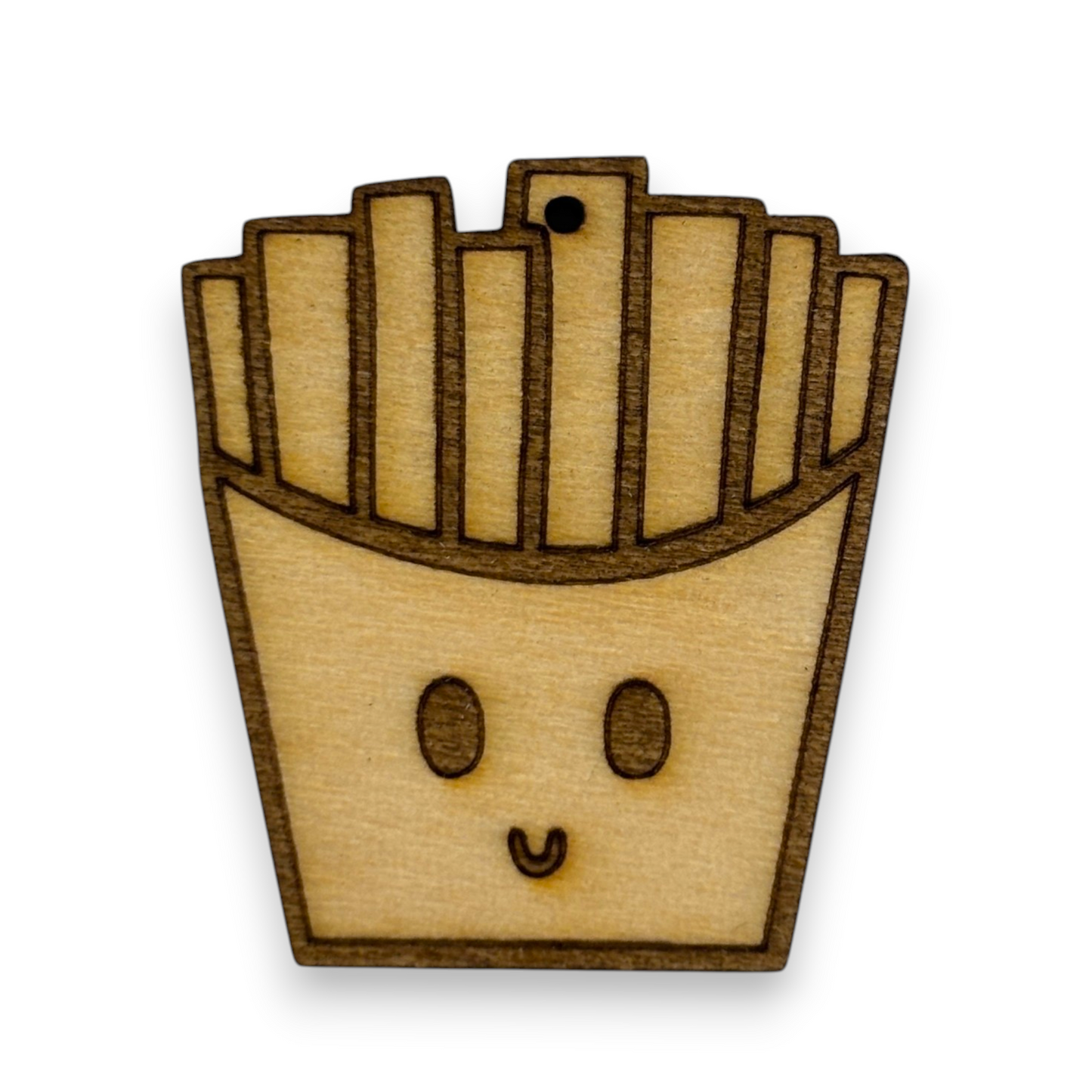 Wooden Food Earring Blanks for DIY Jewellery Making, dangles - 10pc Laser Cut Pieces