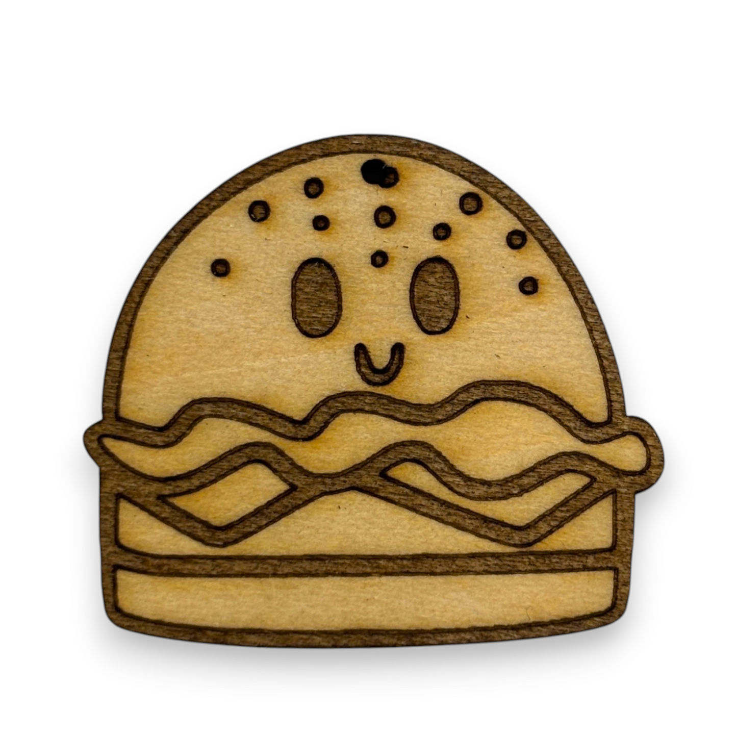Wooden Food Earring Blanks for DIY Jewellery Making, dangles - 10pc Laser Cut Pieces
