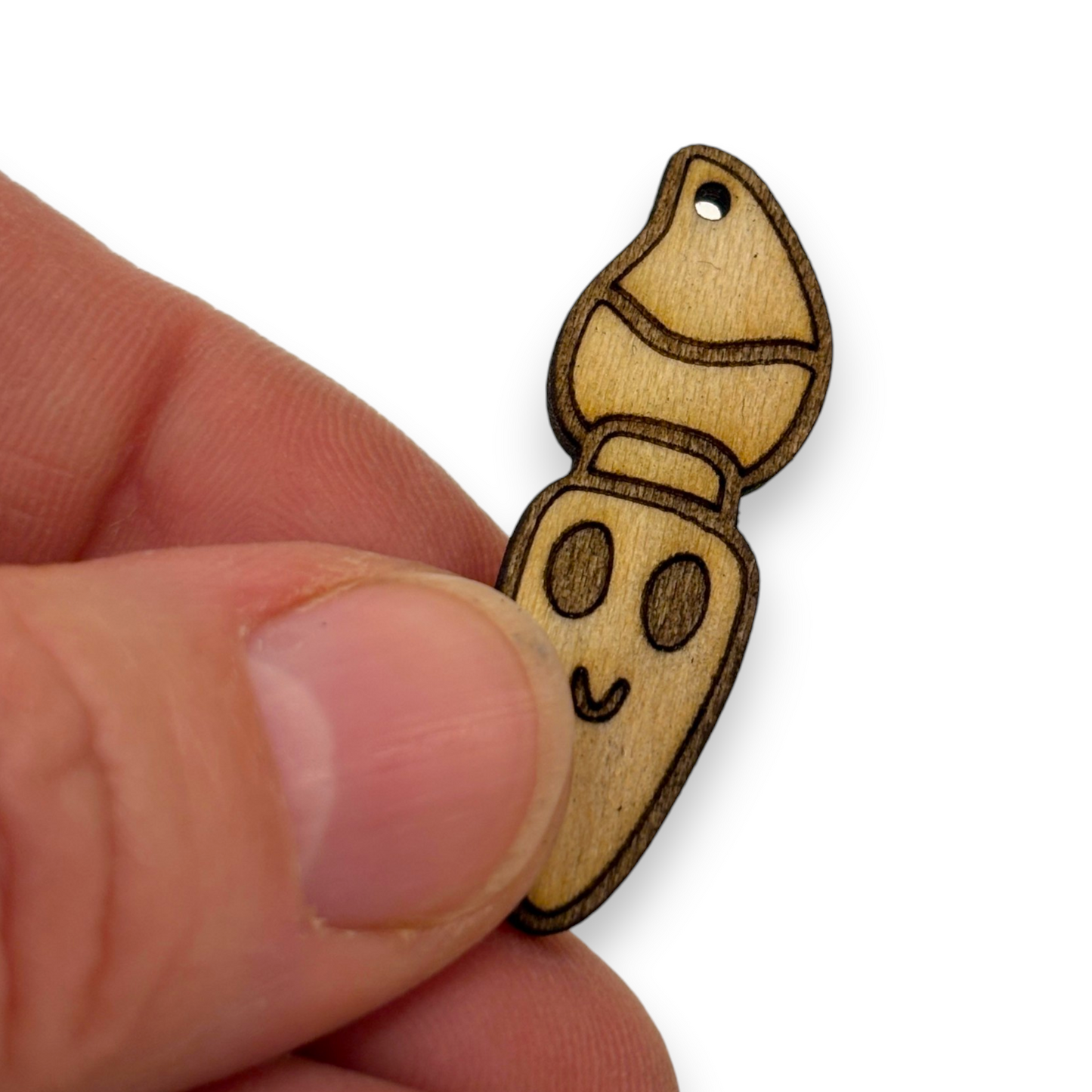 Wooden Teacher Earring Blanks for DIY Jewellery Making, dangles - 10pc Laser Cut Pieces