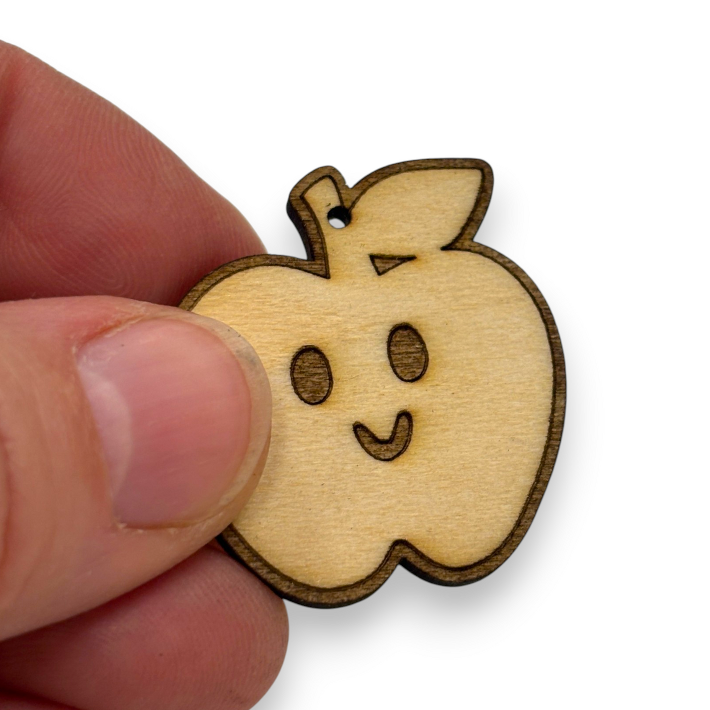 Wooden Teacher Earring Blanks for DIY Jewellery Making, dangles - 10pc Laser Cut Pieces