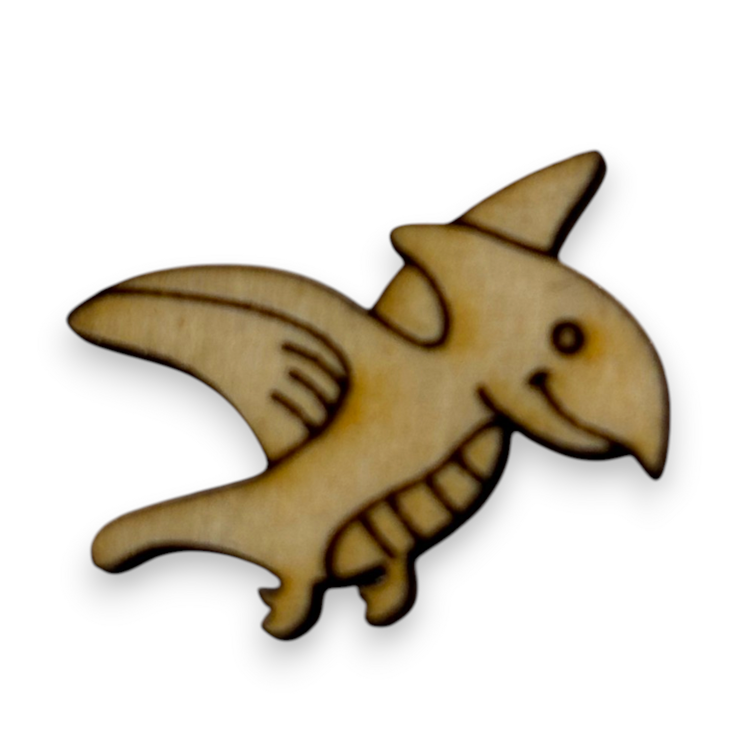 Wooden Dinosaur Earring Blanks for DIY Jewellery Making - Studs - 10pc Laser Cut Set