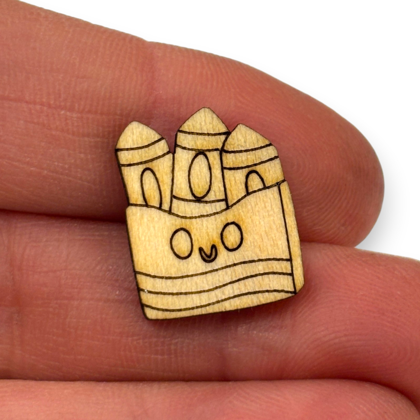 Wooden Teacher Earring Blanks for DIY Jewellery Making - Studs - 10pc Laser Cut Set