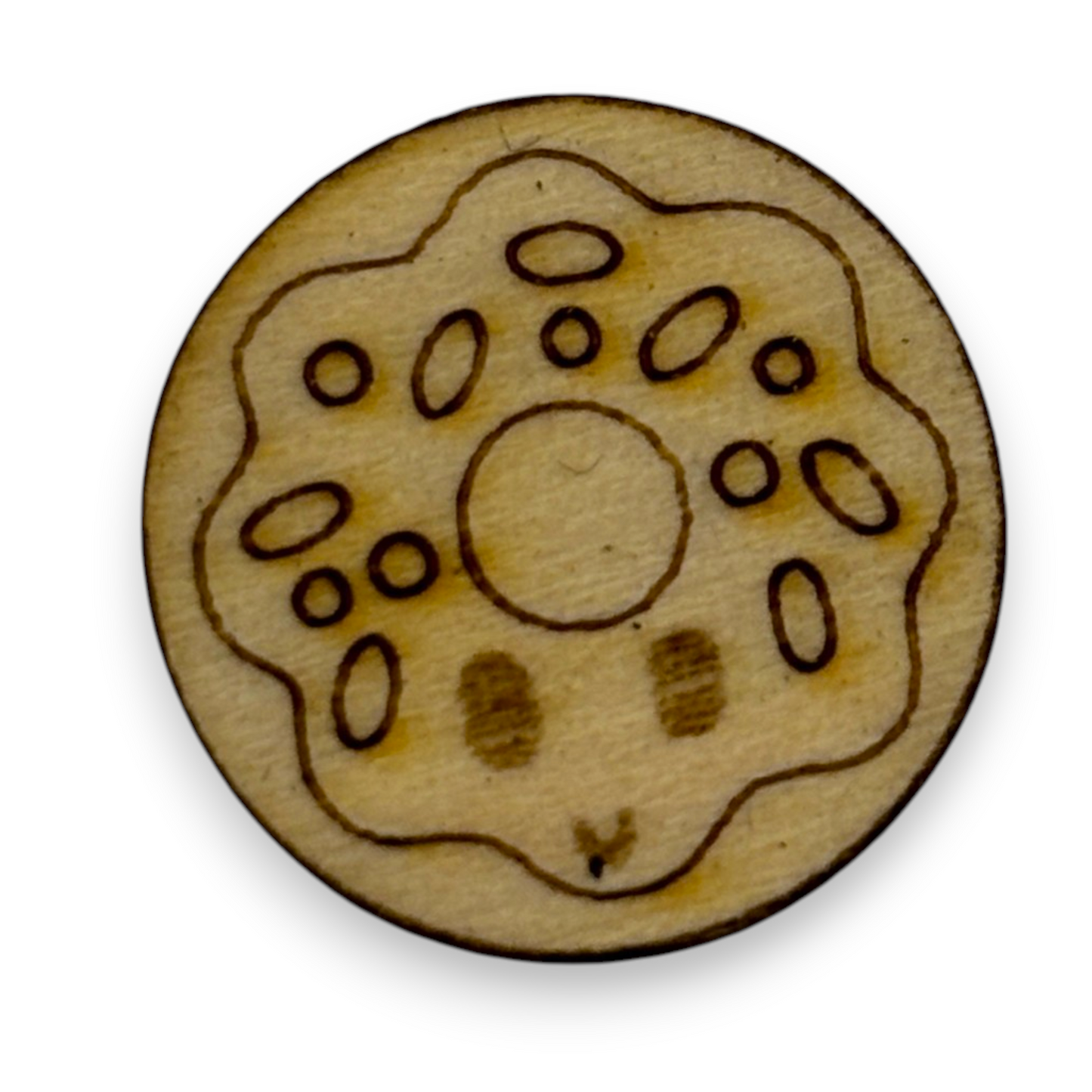Wooden Food Earring Blanks for DIY Jewellery Making, scrapbooking - Studs - 10pc Laser Cut Set