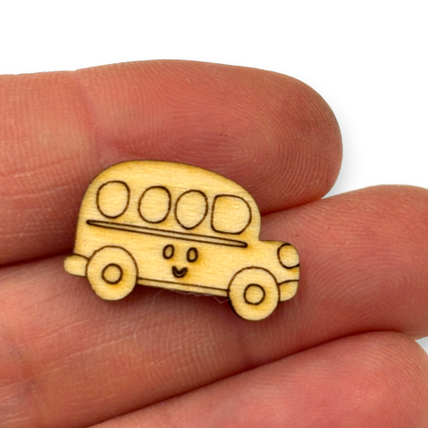Wooden Teacher Earring Blanks for DIY Jewellery Making - Studs - 10pc Laser Cut Set