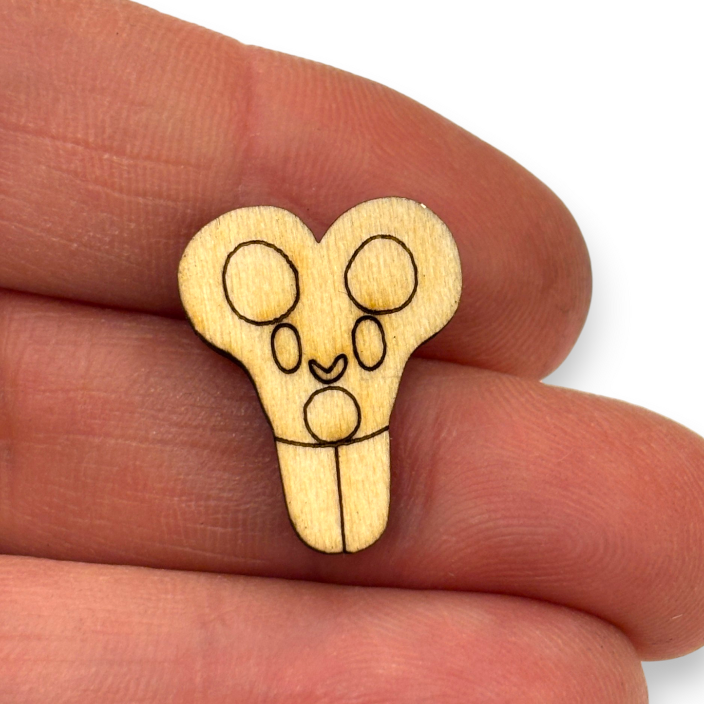 Wooden Teacher Earring Blanks for DIY Jewellery Making, Scrapbooking - Studs - 10pc Laser Cut Set