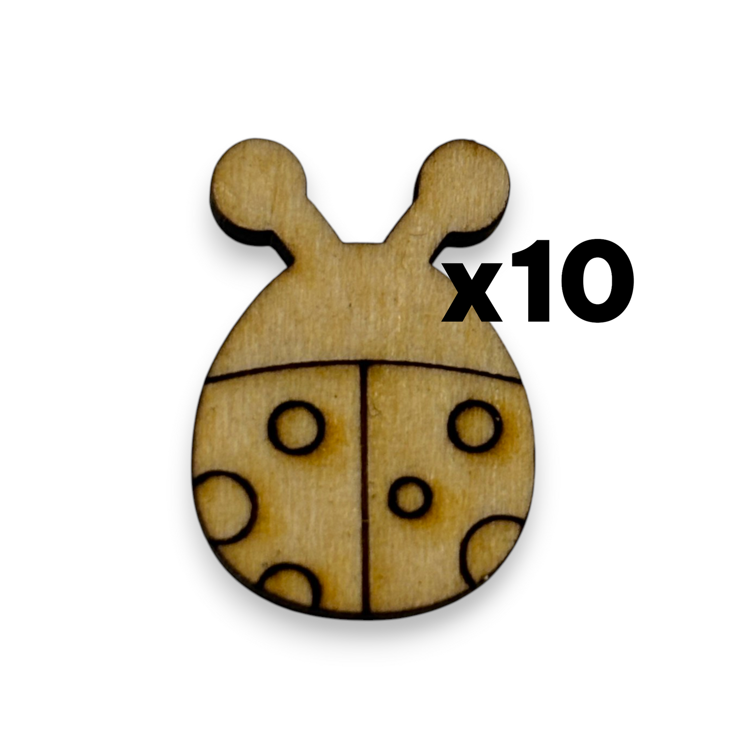 Wooden Animal Earring Blanks for DIY Jewellery Making, scrapbooking - Studs - 10pc Laser Cut Pieces