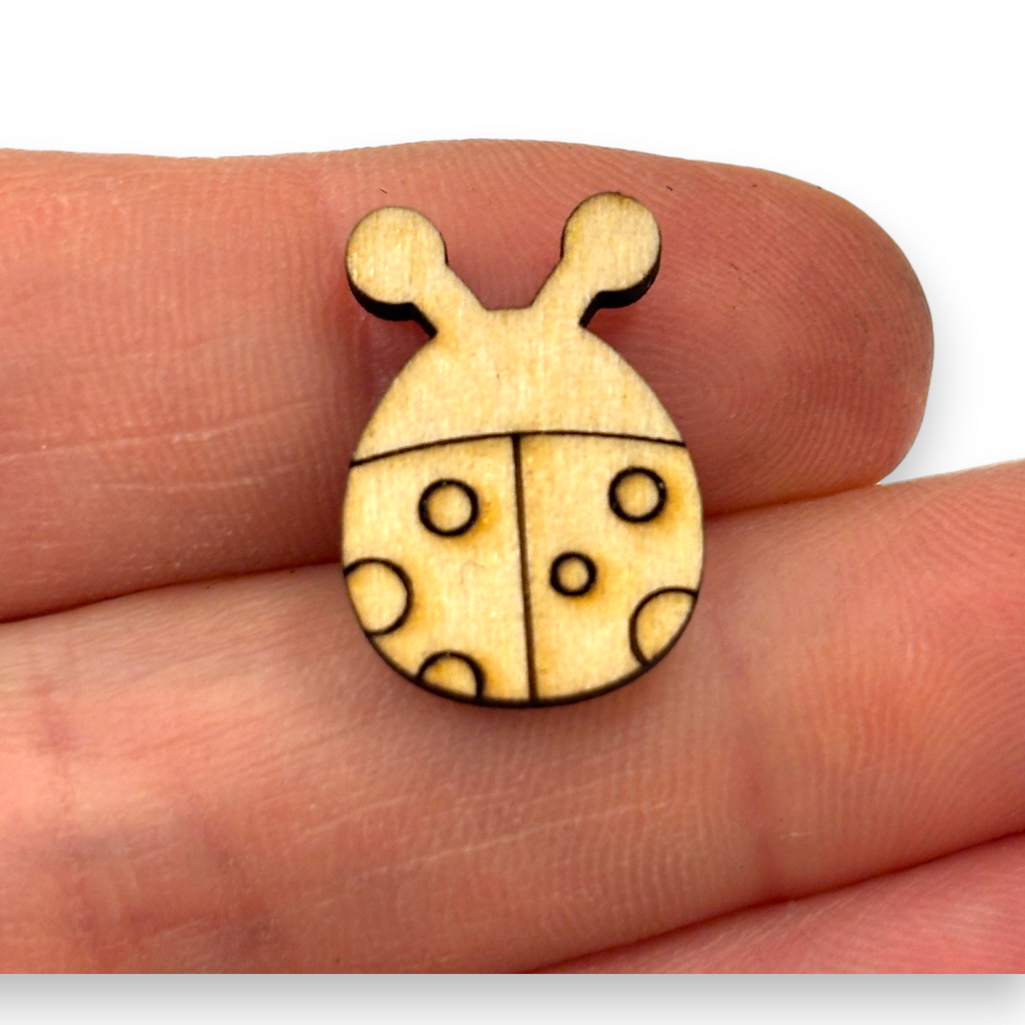 Wooden Animal Earring Blanks for DIY Jewellery Making, scrapbooking - Studs - 10pc Laser Cut Pieces