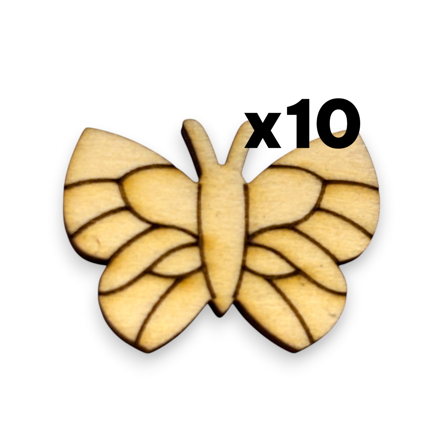 Wooden Animal Earring Blanks for DIY Jewellery Making, scrapbooking - Studs - 10pc Laser Cut Set