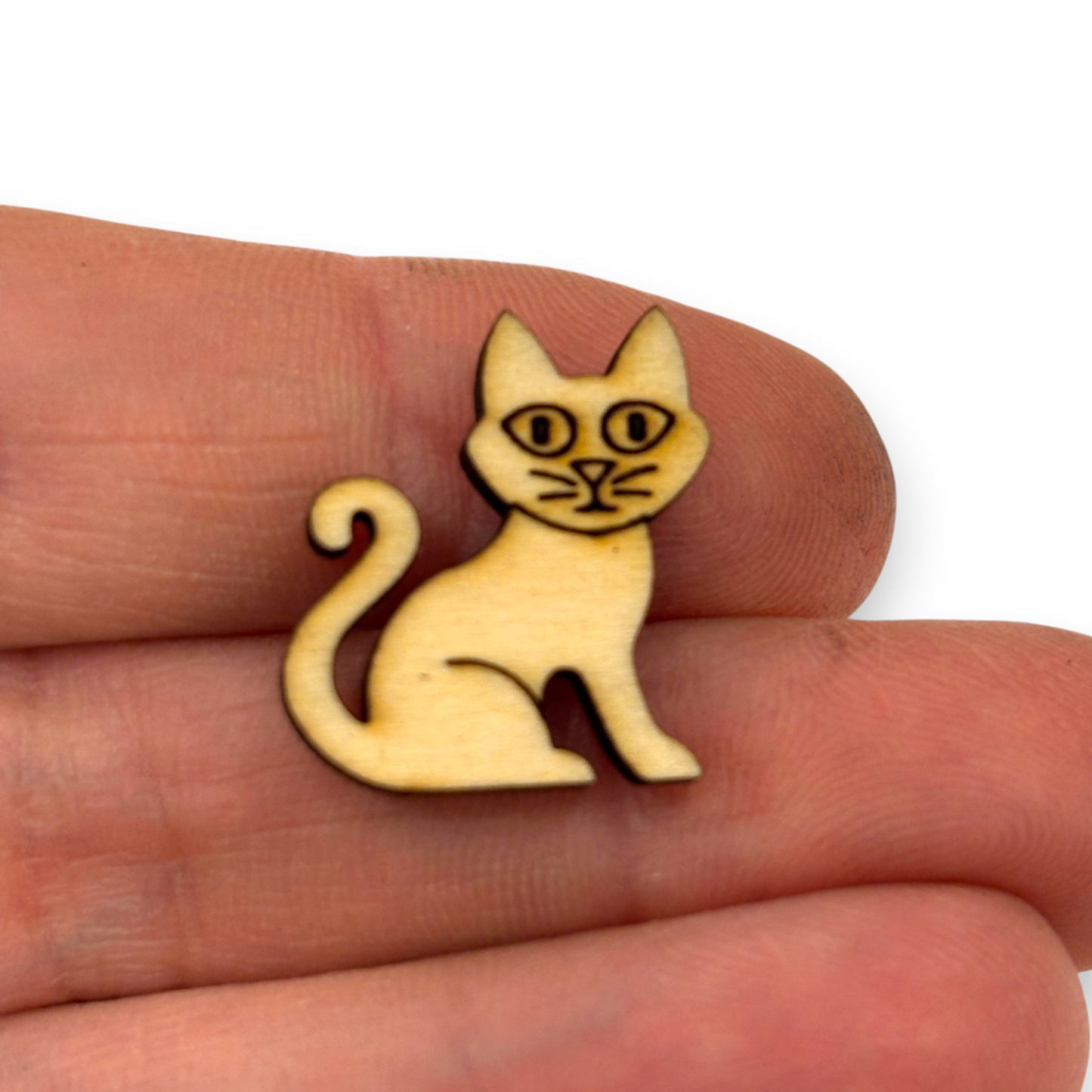 Wooden Animal Earring Blanks for DIY Jewellery Making, scrapbooking - Studs - 10pc Laser Cut Set