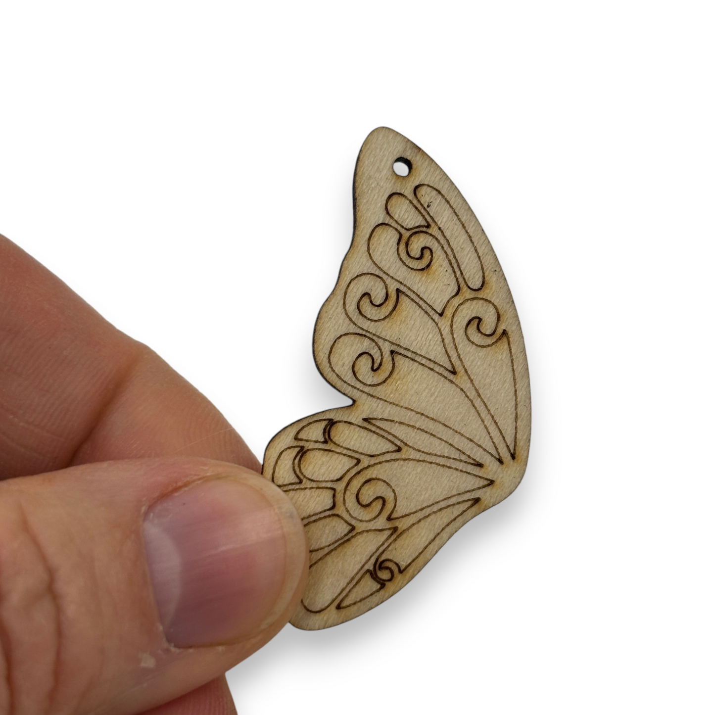 Wooden Butterfly Earring Blanks for DIY Jewellery Making, dangles - 10pc Laser Cut Pieces