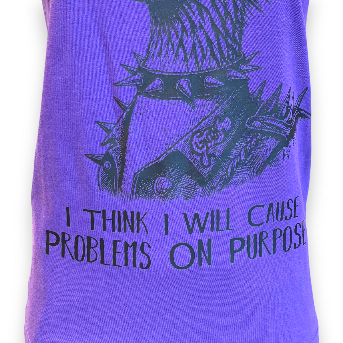 Women's Punk Goose Print T-Shirt | Alternative Graphic Tee
